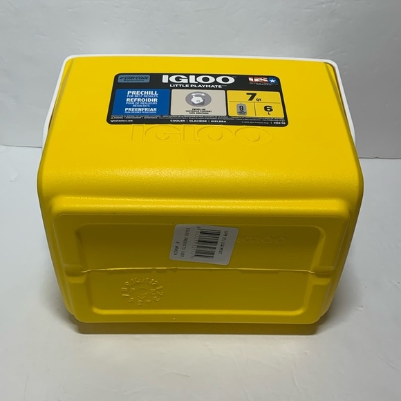 Igloo 7 Qt Insulated Little Playmate Cooler Yellow New - Picture 10 of 10